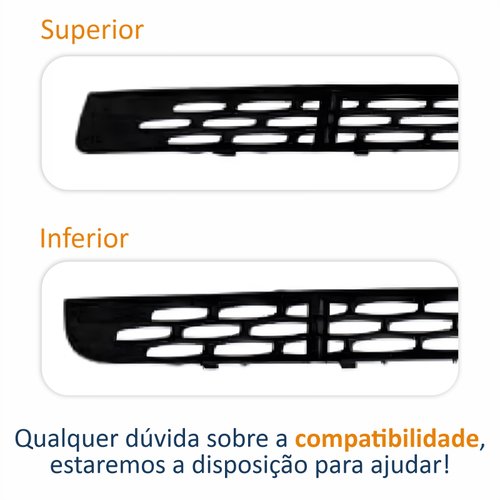 Grade Central Parachoque Kia Bongo 2012 Até 2025 Superior e Inferior