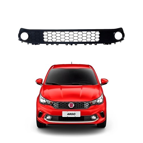 Grade Parachoque Fiat Argo Hgt 1.3 1.8 Central 2017 2018 2019 2020 Com Furo