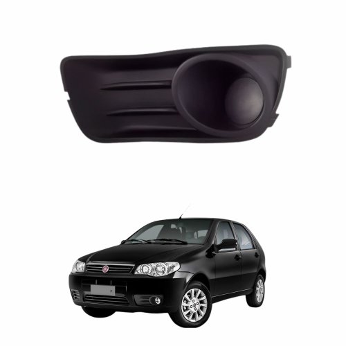 Grade Parachoque Fiat Palio 2008 2009 2010 2011 2012 sem Furo Lado Esquerdo