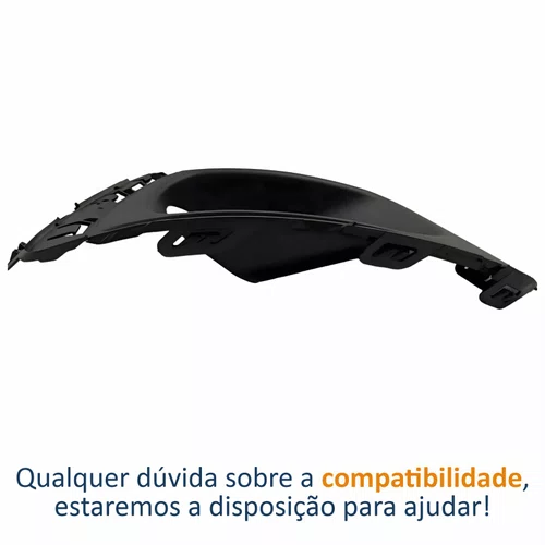 Moldura Grade Farol Auxiliar Gm Cobalt 2016 2017 2018 2019 2020 Com Furo Lado Direito Passageiro
