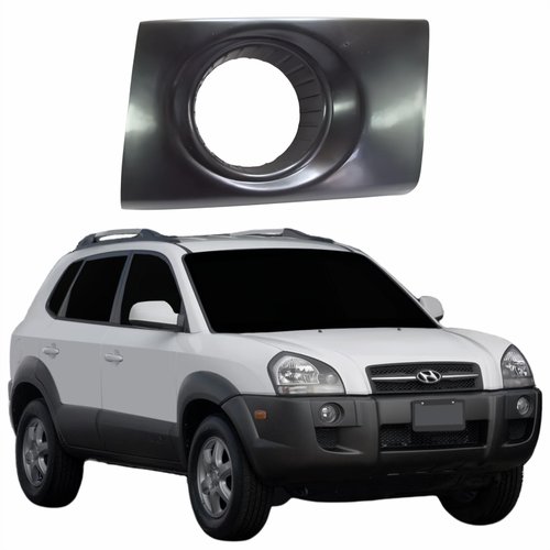 Grade Parachoque Hyundai Tucson 2005 Até 2016 Com Furo Lado Direito Passageiro