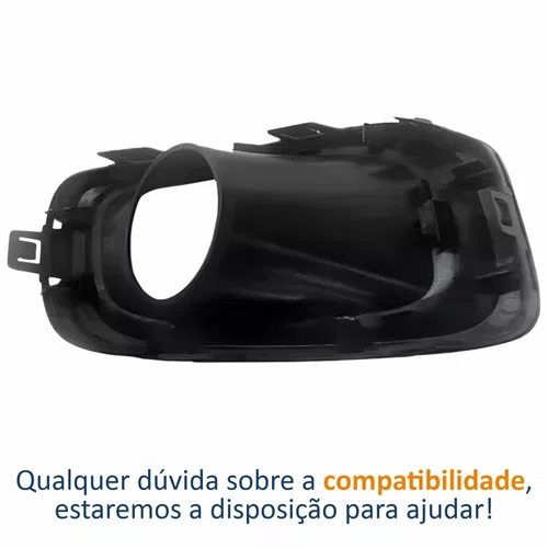 Grade Parachoque Jeep Renegade Longitude 2015 2016 2017 2018 Com Furo Lado Esquerdo Motorista