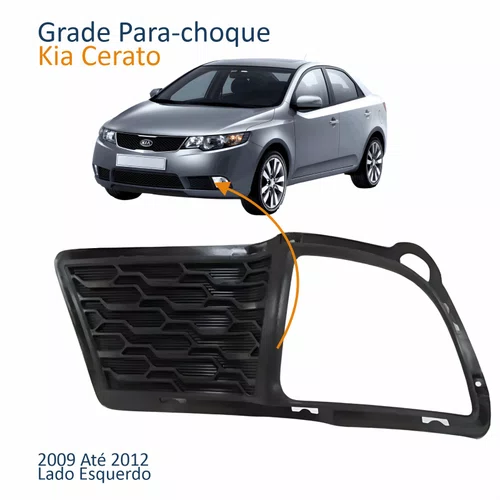 Grade Parachoque Kia Cerato 2009 2010 2011 2012 Lado Esquerdo Motorista