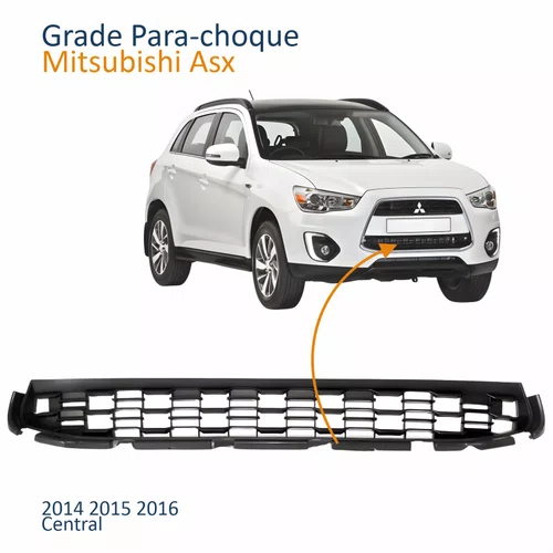 Grade Parachoque Mitsubishi Asx 2014 2015 2016 Central Inferior
