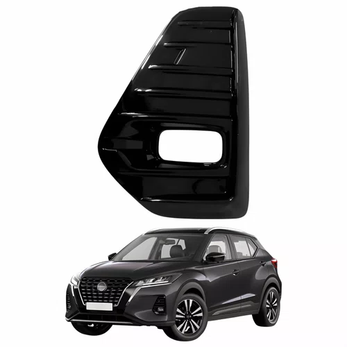 Grade Parachoque Nissan Kicks 2022 2023 2024 Com Furo Lado Esquerdo Motorista