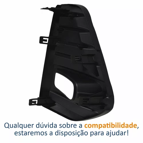 Grade Parachoque Nissan Kicks 2022 2023 2024 Com Furo Lado Esquerdo Motorista