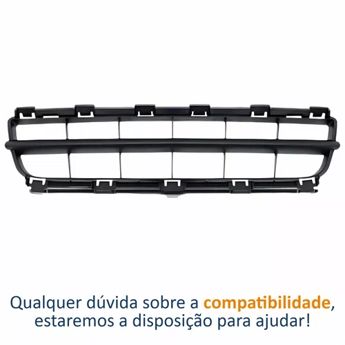 Grade Parachoque Renault Clio 2006 Até 2012 Central