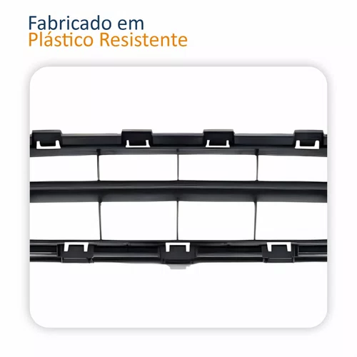 Grade Parachoque Renault Clio 2006 Até 2012 Central