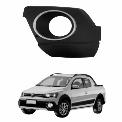 Grade Parachoque Vw Saveiro Cross G6 2013 2014 2015 2016 Lado Esquerdo Motorista