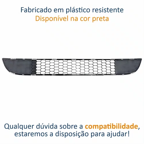 Grade Para-choque Central Fiat Fiorino 2014 Até 2019