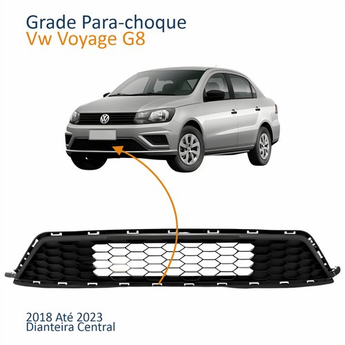 Grade Para-choque Dianteiro Vw Voyage G8 2018 Até 2023 Central