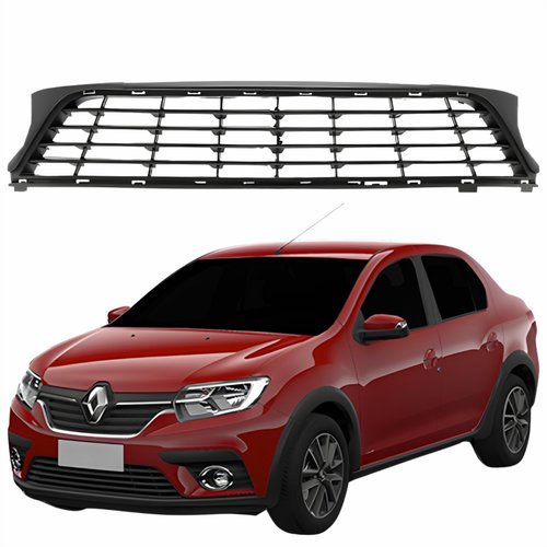Grade Para-choque Renault Logan 2020 2021 2022 Central