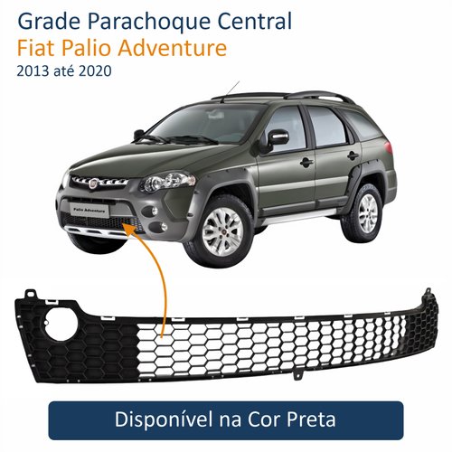 Grade Parachoque Central Fiat Palio Adventure 2013 Até 2020 