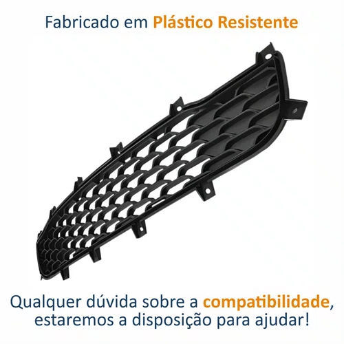 Grade Parachoque Central Fiat Strada Working 2014 Até 2019
