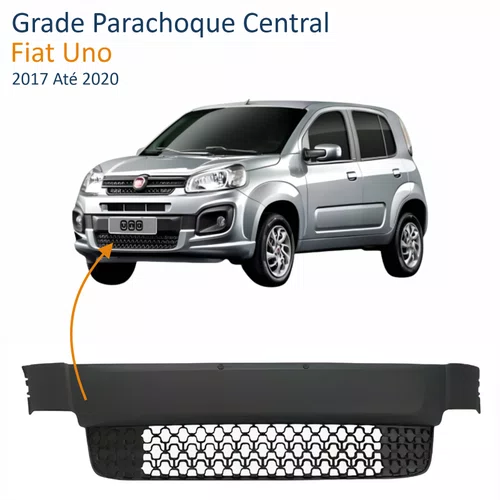 Grade Parachoque Central Fiat Uno 2017 Até 2020