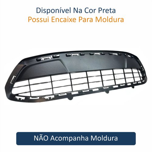 Grade Parachoque Central Ford New Fiesta Hatch Mexicano 2011 Até 2013