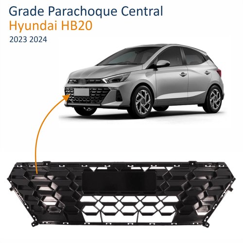 Grade Parachoque Central Hyundai HB20 2023 2024