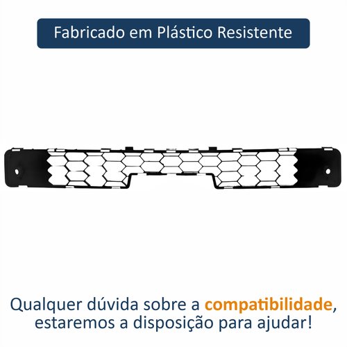 Grade Parachoque Central Toyota Hilux 2009 Até 2012
