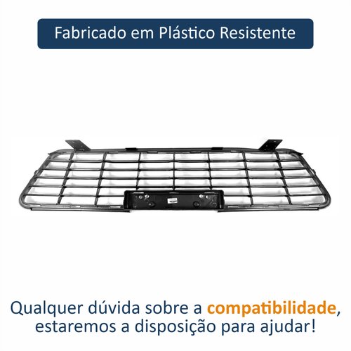 Grade Parachoque Central Toyota Hilux Srv 2016 Até 2018