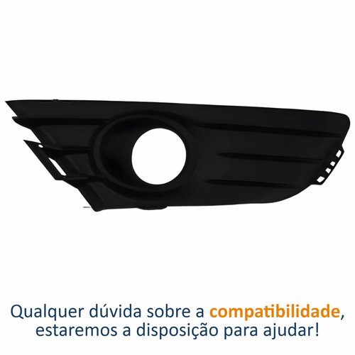 Grade Para-choque Citroen C4 Pallas 2006 Até 2012 Com Furo Lado Direito Passageiro