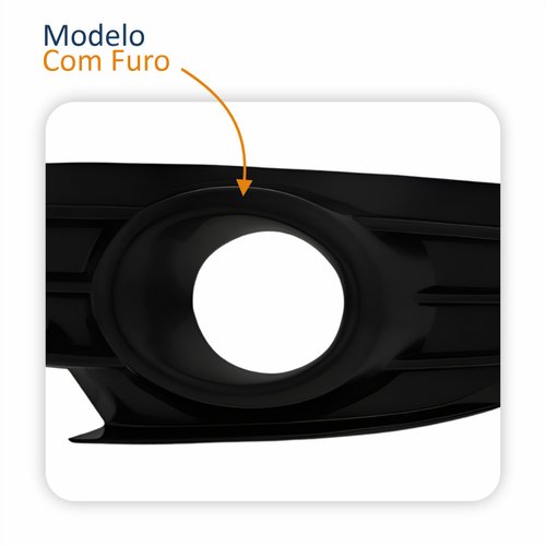 Grade Para-choque Citroen C4 Pallas 2006 Até 2012 Com Furo Lado Esquerdo Motorista