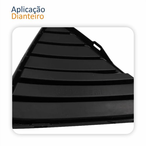 Grade Para-choque Ford Focus 2013 2014 2015 2016 Triangular Lado Direito Passageiro