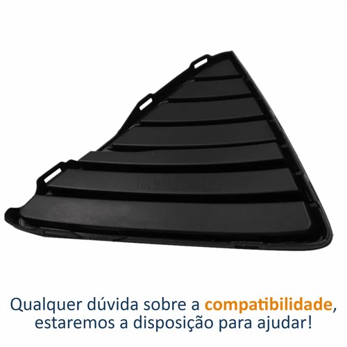 Grade Para-choque Ford Focus 2013 2014 2015 2016 Triangular Lado Esquerdo Motorista