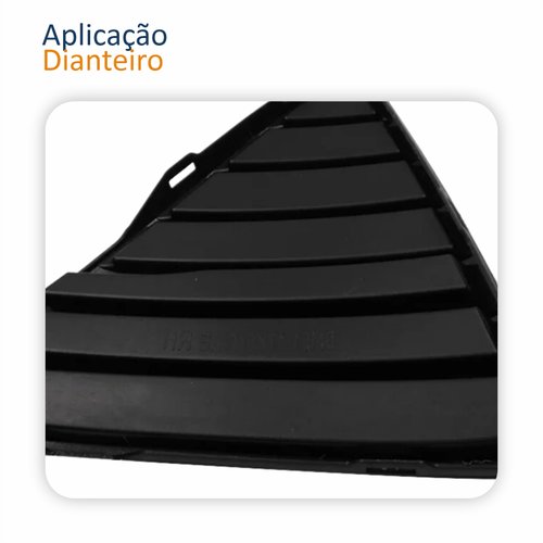 Grade Para-choque Ford Focus 2013 2014 2015 2016 Triangular Lado Esquerdo Motorista