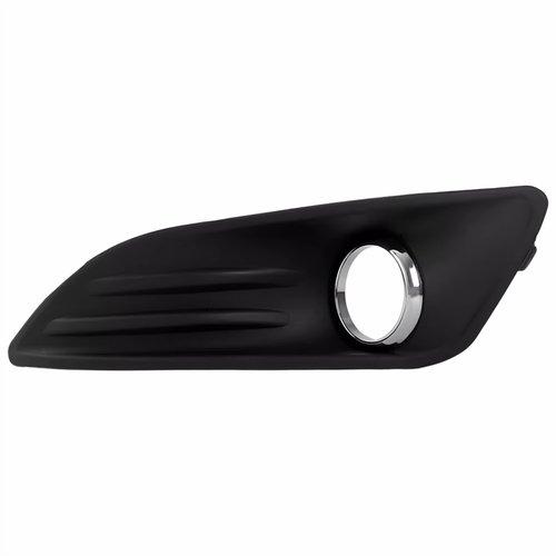 Grade Parachoque Ford New Fiesta 2014 2015 2016 2017 2018 Aro Cromado Com Furo Lado Esquerdo Motorista