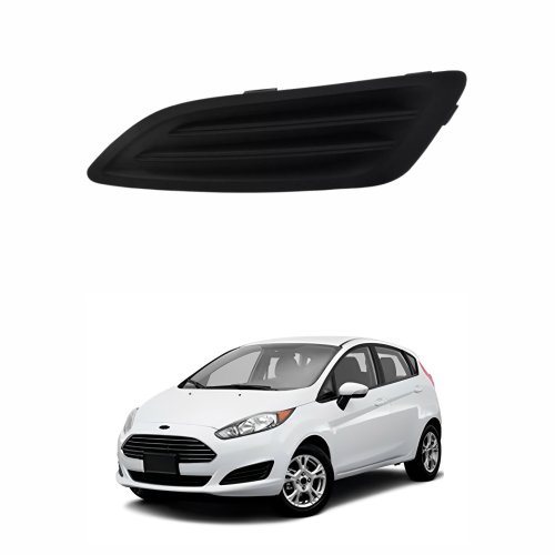 Grade Parachoque Ford New Fiesta 2014 2015 2016 2017 Sem Furo Lado Esquerdo Motorista