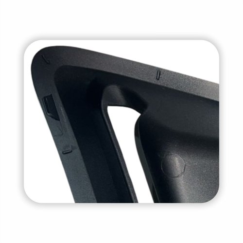 Grade Parachoque Ford New Fiesta Mexicano 2011 2012 2013 Preto Texturizado Lado Esquerdo Motorista