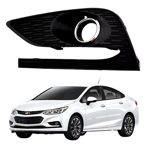 Grade Parachoque Gm Cruze Sedan 2016 Até 2019 Com Furo Lado Esquerdo Motorista