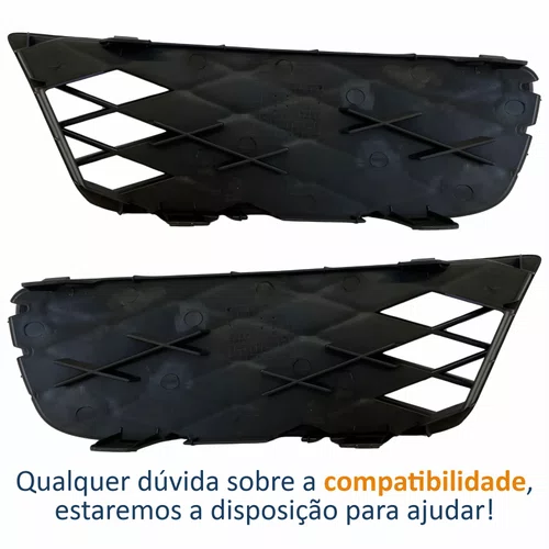 Par Grade Parachoque Honda Civic 2009 2010 2011 Sem Furo