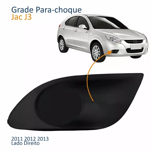 Grade Parachoque Jac J3 2011 2012 2013 Sem Furo Lado Direito Passageiro