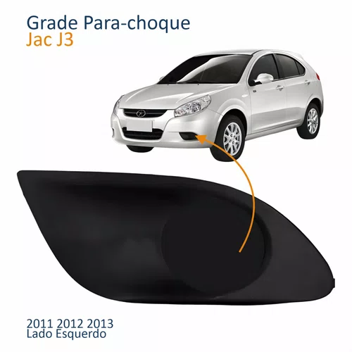 Grade Parachoque Jac J3 2011 2012 2013 Sem Furo Lado Esquerdo Motorista