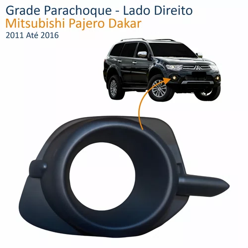 Grade Parachoque Mitsubishi Pajero Dakar 2011 Até 2016 Lado Direito Passageiro