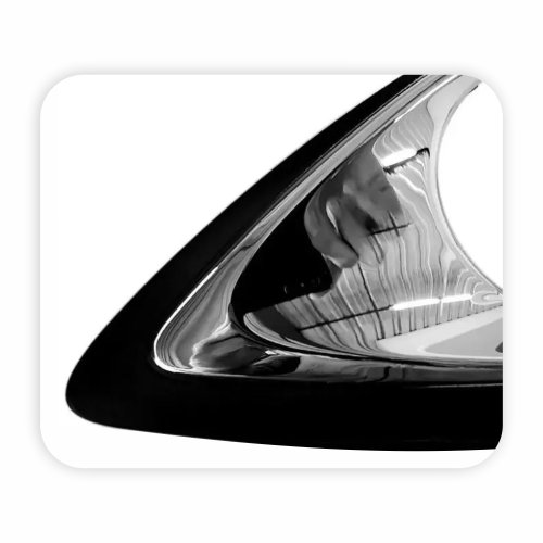 Grade Parachoque Nissan March 2015 até 2020 Preto Com Furo Moldura Cromada Lado Esquerdo Motorista