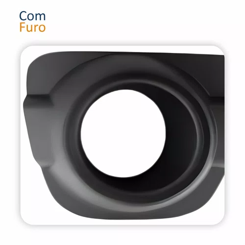 Grade Parachoque Renault Kwid 2017 2018 2019 2020 Com Furo Lado Direito Passageiro