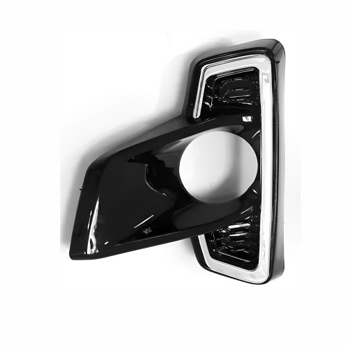 Grade Parachoque Toyota Hilux SRV 2018 2019 2020 Black Piano Com Moldura Cromada Lado Esquerdo Motorista
