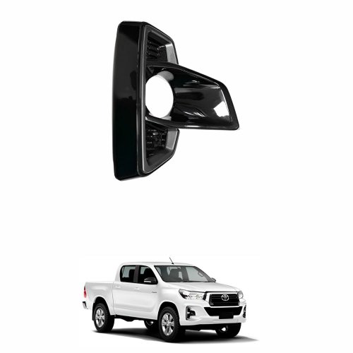 Grade Parachoque Toyota Hilux SRV 2018 2019 2020 Black Piano Lado Direito Passageiro