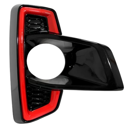 Grade Parachoque Toyota Hilux Srv 2018 2019 2020 Com Moldura Vermelha Lado Direito Passageiro