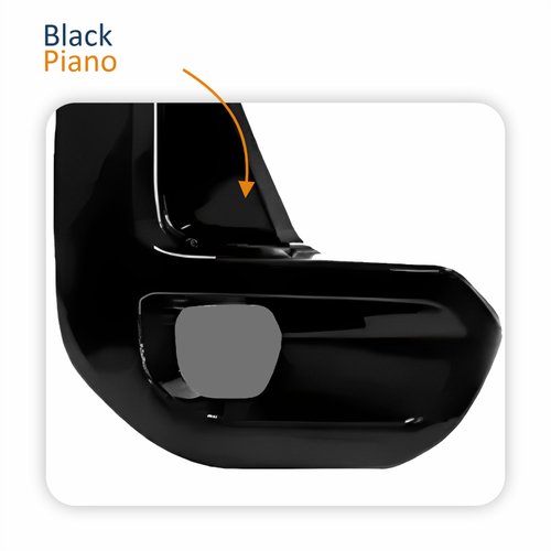 Grade Para-choque Toyota Hilux Srv 2021 2022 2023 Black Piano Lado Direito Passageiro