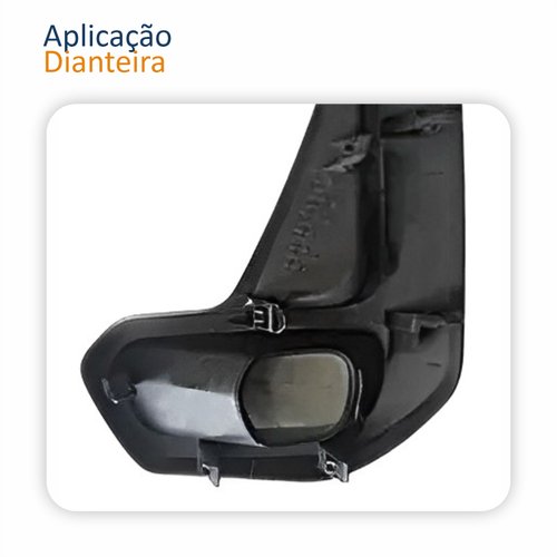 Grade Para-choque Toyota Hilux Srv 2021 2022 2023 Black Piano Lado Direito Passageiro