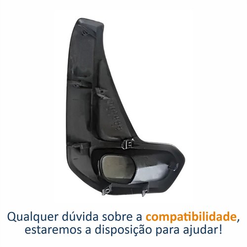 Grade Para-choque Toyota Hilux Srv 2021 2022 2023 Black Piano Lado Esquerdo Motorista