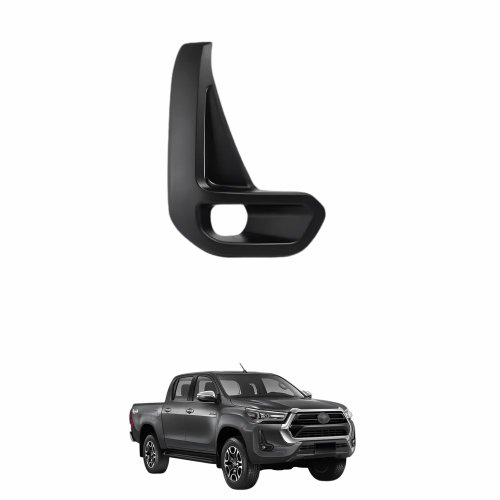 Grade Parachoque Toyota Hilux SRV 2021 2022 2023 Texturizado Lado Direito passageiro