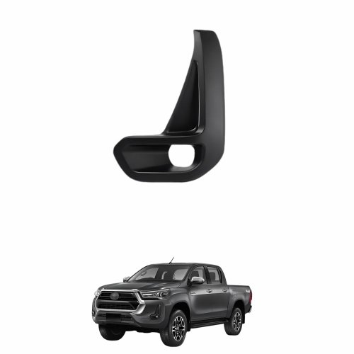 Grade Parachoque Toyota Hilux SRV 2021 2022 2023 Texturizado Lado Esquerdo Motorista