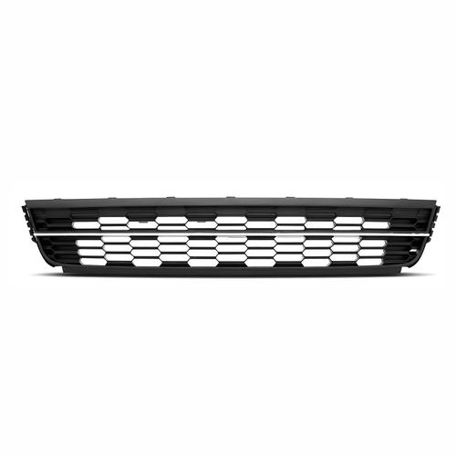 Grade Central Parachoque Vw Fox 2011 2012 2013 2014 Com Friso Cromado