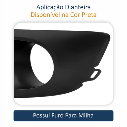 Grade Parachoque Vw Fox 2011 2012 2013 2014 Com Furo Lado Esquerdo Motorista