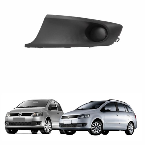 Grade Parachoque Vw Fox Spacefox 2010 Até 2014 Sem Furo Lado Esquerdo Motorista