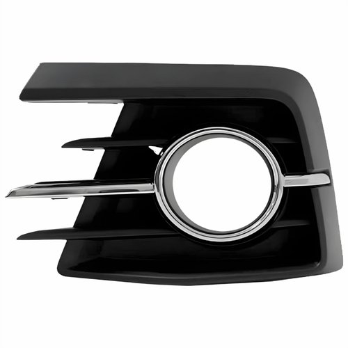 Grade Parachoque Vw Gol G7 2016 2017 2018 Com Furo Aro Cromado Lado Esquerdo Motorista